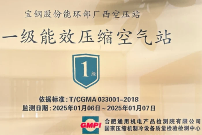 复盛参与宝钢一级能效空压站示范项目新闻图片