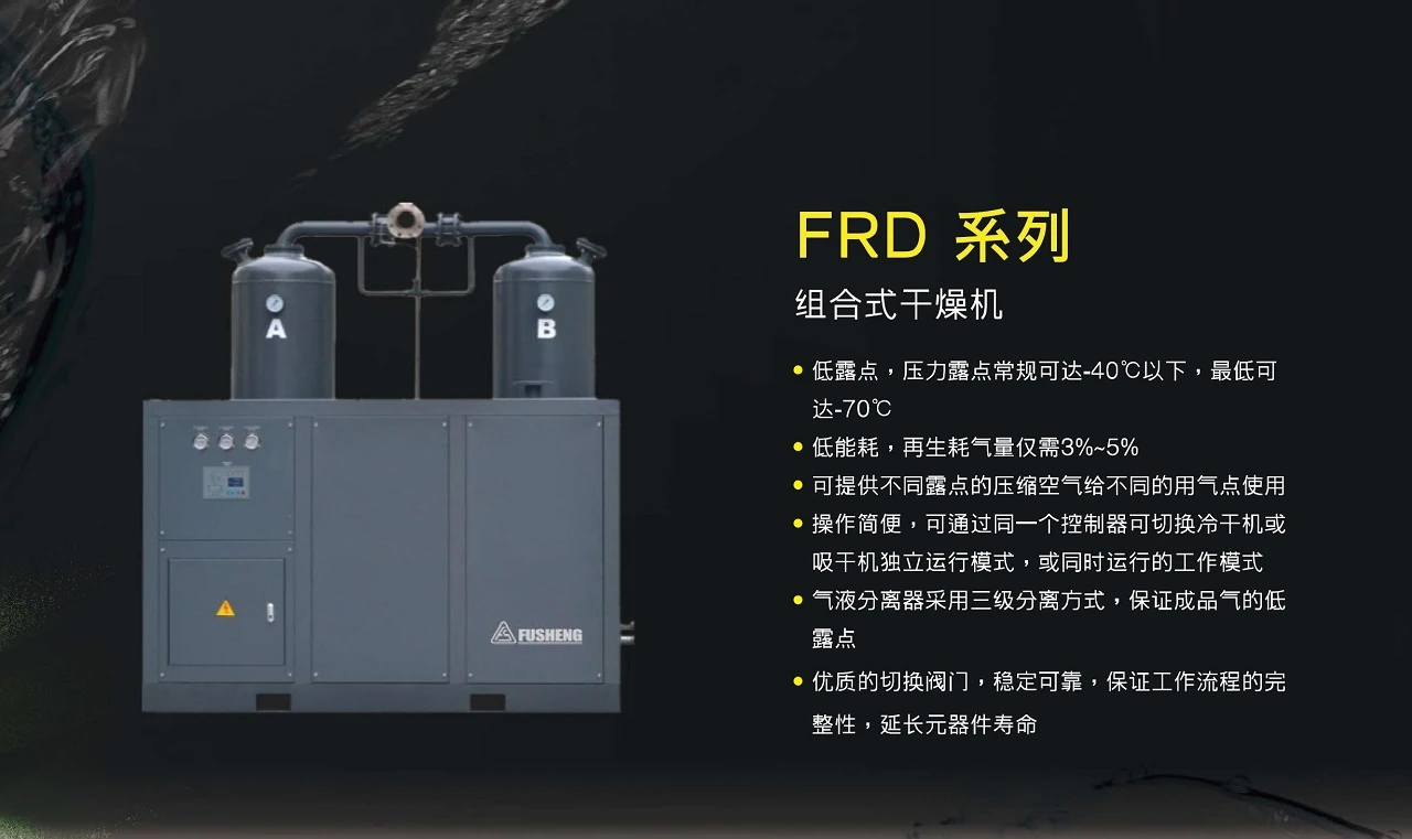 FRD系列组合式干燥机原型号资料图表 1