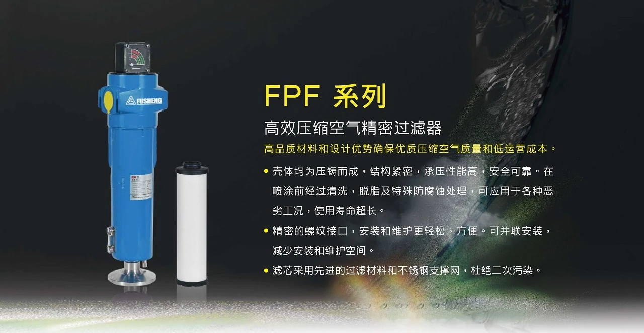 FPF系列精密过滤器原型号资料图表 1